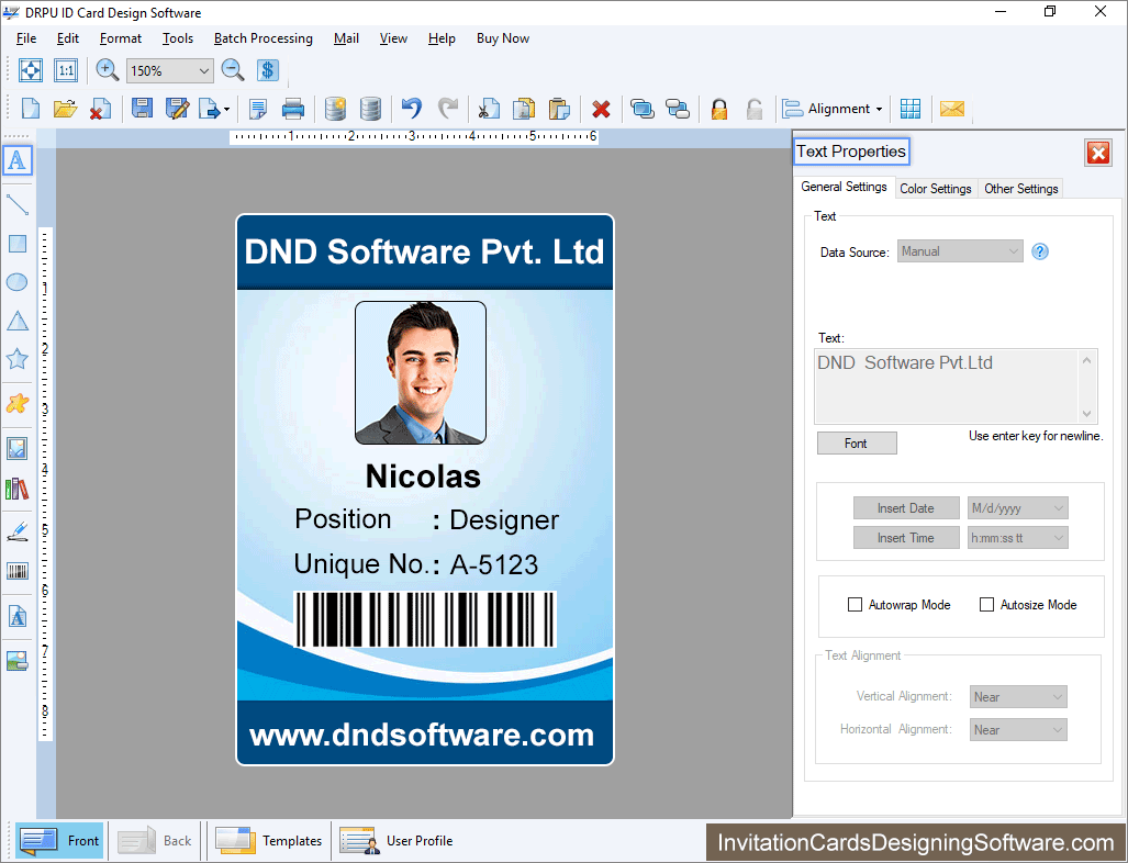 ID Cards Designing Software Create Identity Cards ID Badges Name Tags
